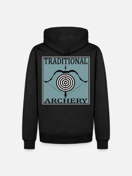 Traditional archery - Men’s Premium Organic Hoodie - black