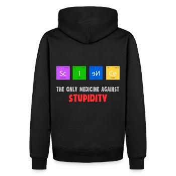 Chemie Elemente Wissenschaft | Chemie Geschenk - Männer Premium Bio Hoodie - Schwarz - Hinten - Nico (187cm)