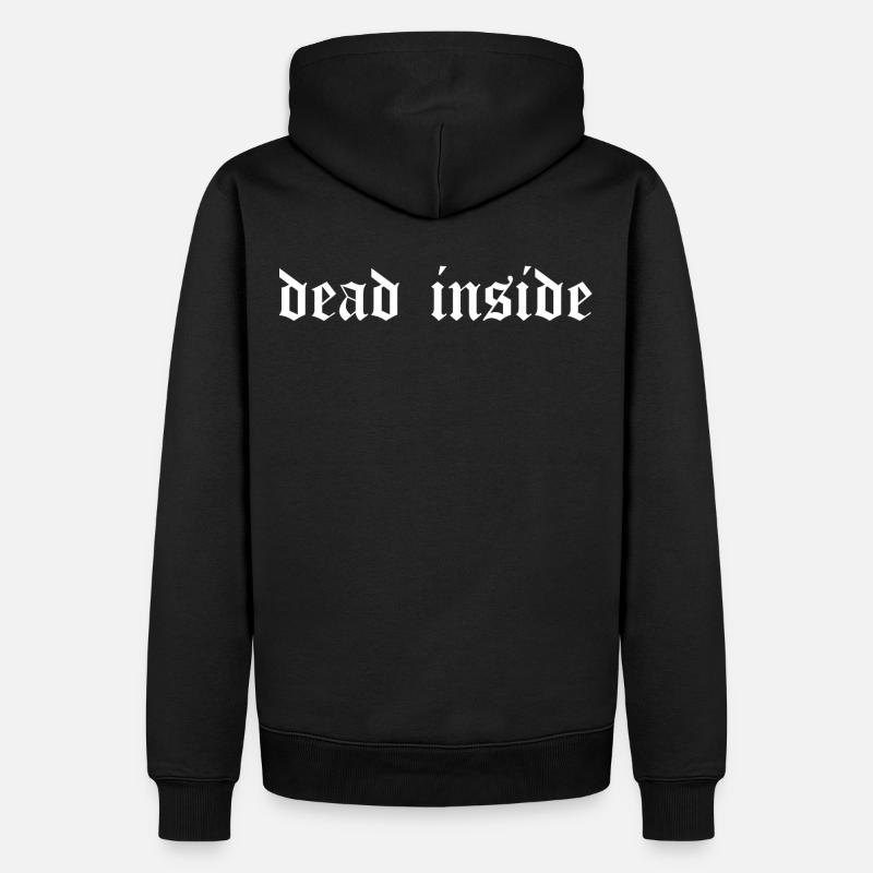 Dead Inside - Sweat à capuche Premium bio Homme - noir