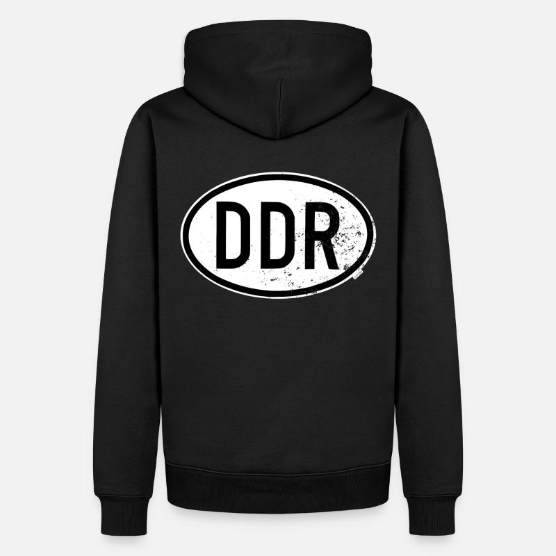 RDA - Retro - Allemagne de l’Est - Sweat à capuche Premium bio Homme - noir