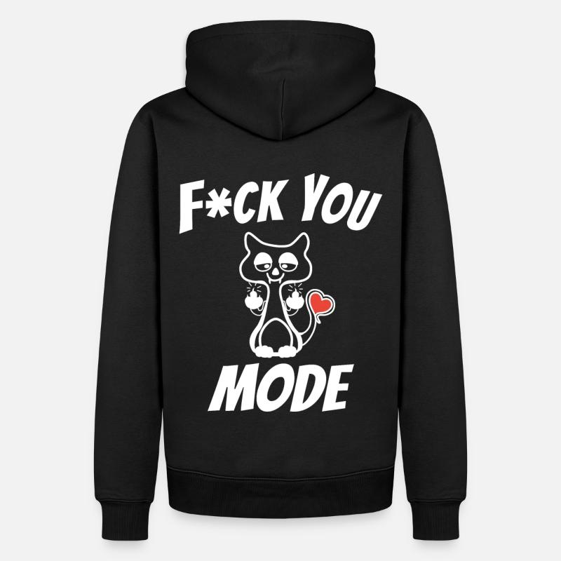 F*ck You Mode - Sweat à capuche Premium bio Homme - noir