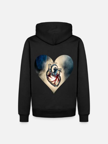 Heart of glass - Men’s Premium Organic Hoodie - black