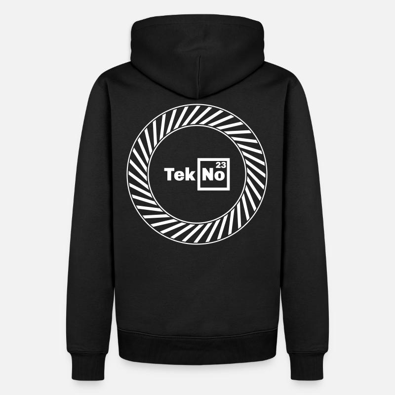 Tekno 23 - Sweat à capuche Premium bio Homme - noir
