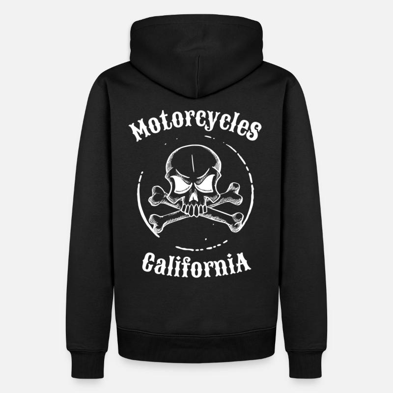 Je suis un Biker… - Sweat à capuche Premium bio Homme - noir