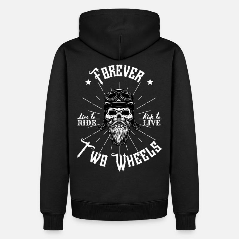 Look Motard. - Männer Premium Bio Hoodie - Schwarz