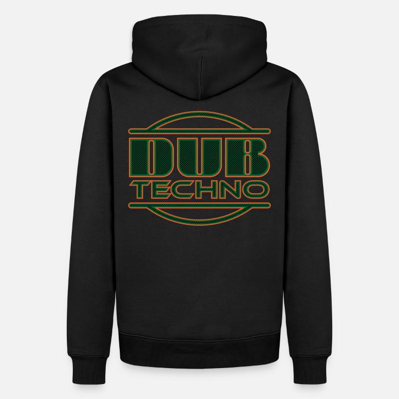 Dub Techno Echo Chamber Edition - Sweat à capuche Premium bio Homme - noir