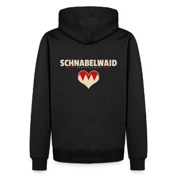 Schnabelwaid Dorf Gemeinde Stadt Bayreuth - Männer Premium Bio Hoodie - Schwarz - Hinten - Nico (187cm)