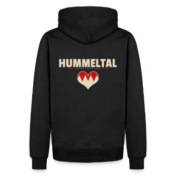 Hummeltal Dorf Gemeinde Stadt Bayreuth - Männer Premium Bio Hoodie - Schwarz - Hinten - Nico (187cm)