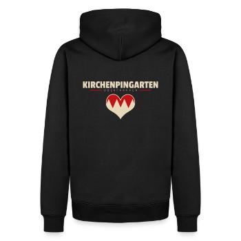 Kirchenpingarten Dorf Gemeinde Stadt Bayreuth - Männer Premium Bio Hoodie - Schwarz - Hinten - Nico (187cm)