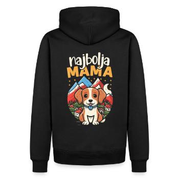 Najbolja maman I meilleur cadeau de fête des mères de maman - Sweat à capuche Premium bio Homme - noir - Dos - Nico (187cm)