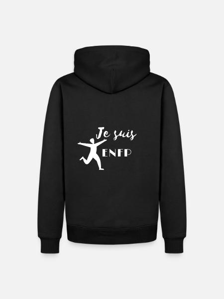 Personnalité ENFP - Sweat à capuche Premium bio Homme - noir