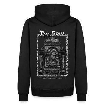 Tarot card art graphic design - Men’s Premium Organic Hoodie - black - Back - Nico (187cm)