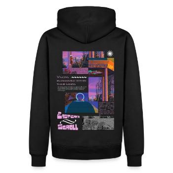 Supernatural magic 3d mystical fantasy art - Men’s Premium Organic Hoodie - black - Back - Nico (187cm)