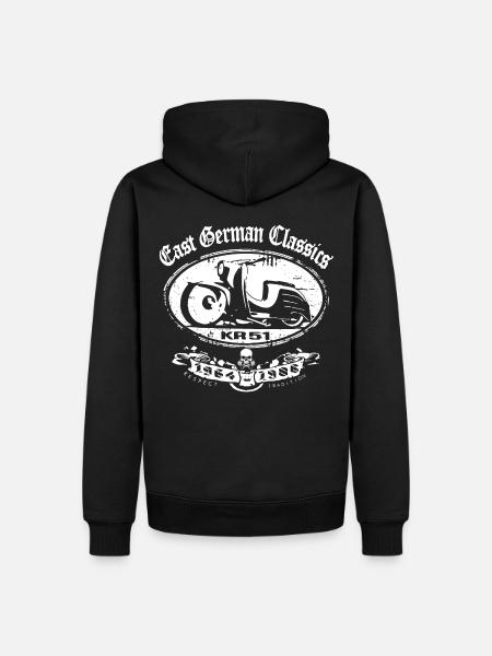 Classiques est-allemands - KR51 - Simson Schwalbe - Sweat à capuche Premium bio Homme - noir