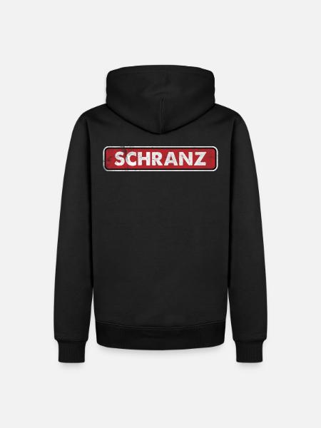 Schranz Techno | Harter, dunkler Acid-Techno - Männer Premium Bio Hoodie - Schwarz
