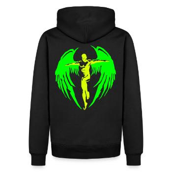 Ciel Fallen Angel Angel 2reborn - Sweat à capuche Premium bio Homme - noir - Dos - Nico (187cm)