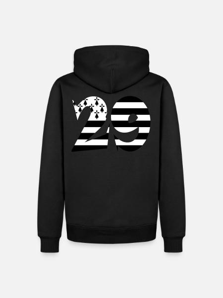 29 Britain flag - Men’s Premium Organic Hoodie - black