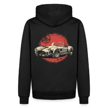 AC Cobra Soleil - Sweat à capuche Premium bio Homme - noir - Dos - Nico (187cm)
