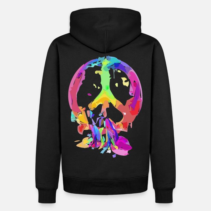 Symbole de la paix - Sweat à capuche Premium bio Homme - noir