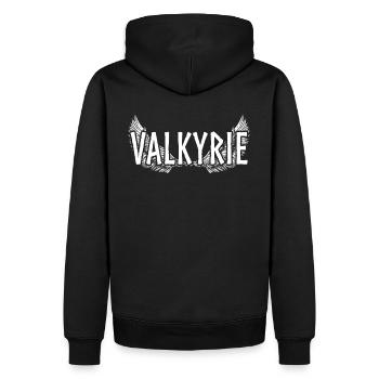 Valkyrie T-Shirt Viking - Sweat à capuche Premium bio Homme - noir - Dos - Nico (187cm)