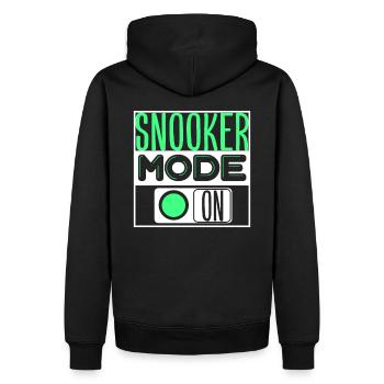 Snooker Billard - Männer Premium Bio Hoodie - Schwarz - Hinten - Nico (187cm)