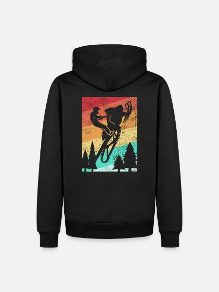 Snowmobiling Snowmobilie - Men’s Premium Organic Hoodie - black