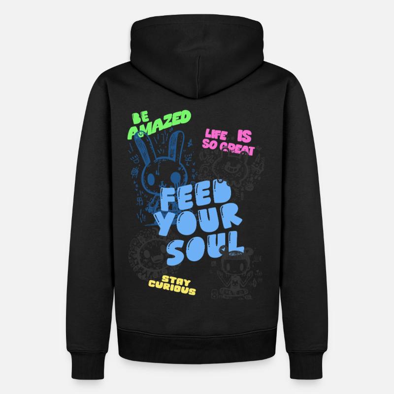 Feed your soul - Männer Premium Bio Hoodie - undefined