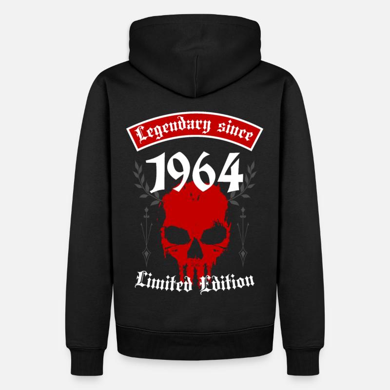 Légende depuis 1964 - Sweat à capuche Premium bio Homme - noir
