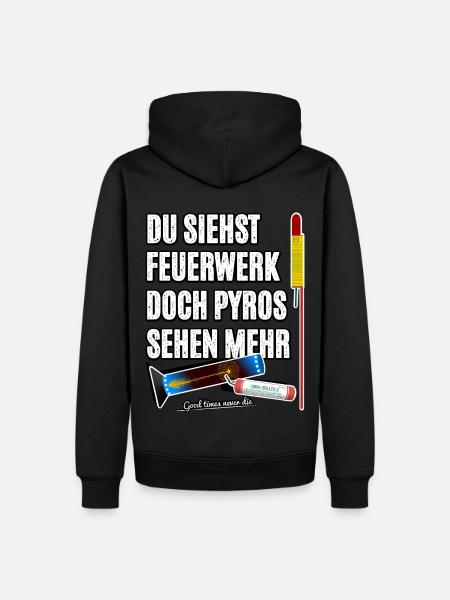 Pyro Nostalgia - Men’s Premium Organic Hoodie - black