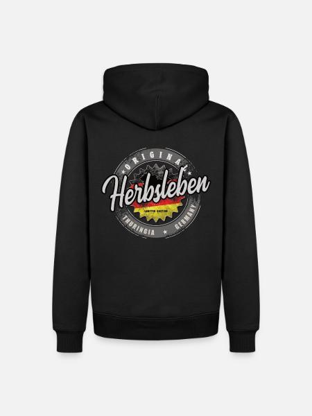 Original Germany Thüringen Herbsleben - Männer Premium Bio Hoodie - Schwarz