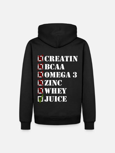Gym Juice - Men’s Premium Organic Hoodie - black