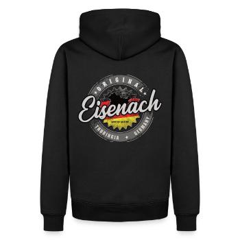 Allemagne d’origine Thuringe Eisenach Forêt de Thuringe - Sweat à capuche Premium bio Homme - noir - Dos - Nico (187cm)