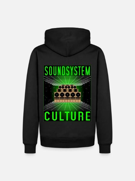 Soundsystem Culture Space - Men’s Premium Organic Hoodie - black