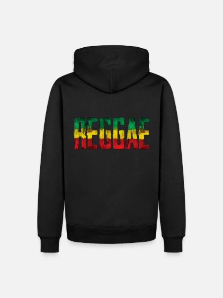 Raggae xxl - Männer Premium Bio Hoodie - Schwarz