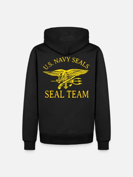 SEALS ONE - Men’s Premium Organic Hoodie - black