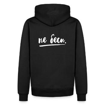 Ne me dérangez pas de dire pour les femmes russes - Sweat à capuche Premium bio Homme - noir - Dos - Nico (187cm)