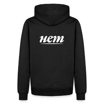Dire non en costume russe pour les Russes - Sweat à capuche Premium bio Homme - noir - Dos - Nico (187cm)