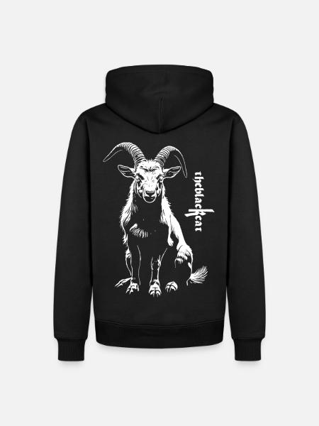 Bouc - Sweat à capuche Premium bio Homme - noir