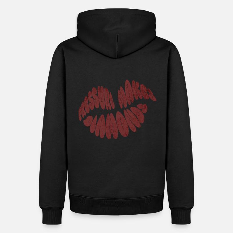 Pressure makes diamonds - Männer Premium Bio Hoodie - Schwarz