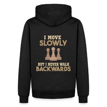 Pion Chess Joueur d’échecs Cadeau Échiquier - Sweat à capuche Premium bio Homme - noir - Dos - Nico (187cm)