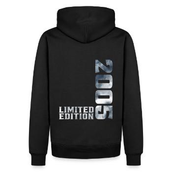 18 Years 18th Birthday Limited Edition 2005 - Men’s Premium Organic Hoodie - black - Back - Nico (187cm)