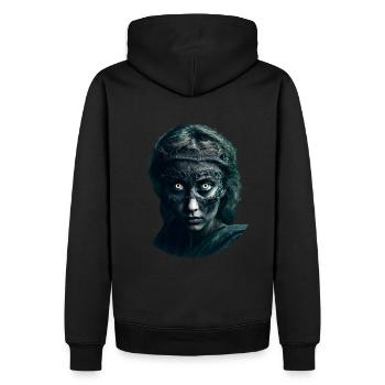 Sinistre - Sweat à capuche Premium bio Homme - noir - Dos - Nico (187cm)