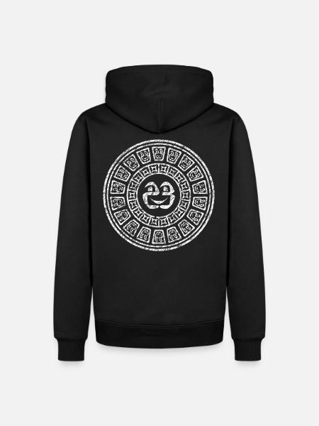 23k19maya - Männer Premium Bio Hoodie - Schwarz