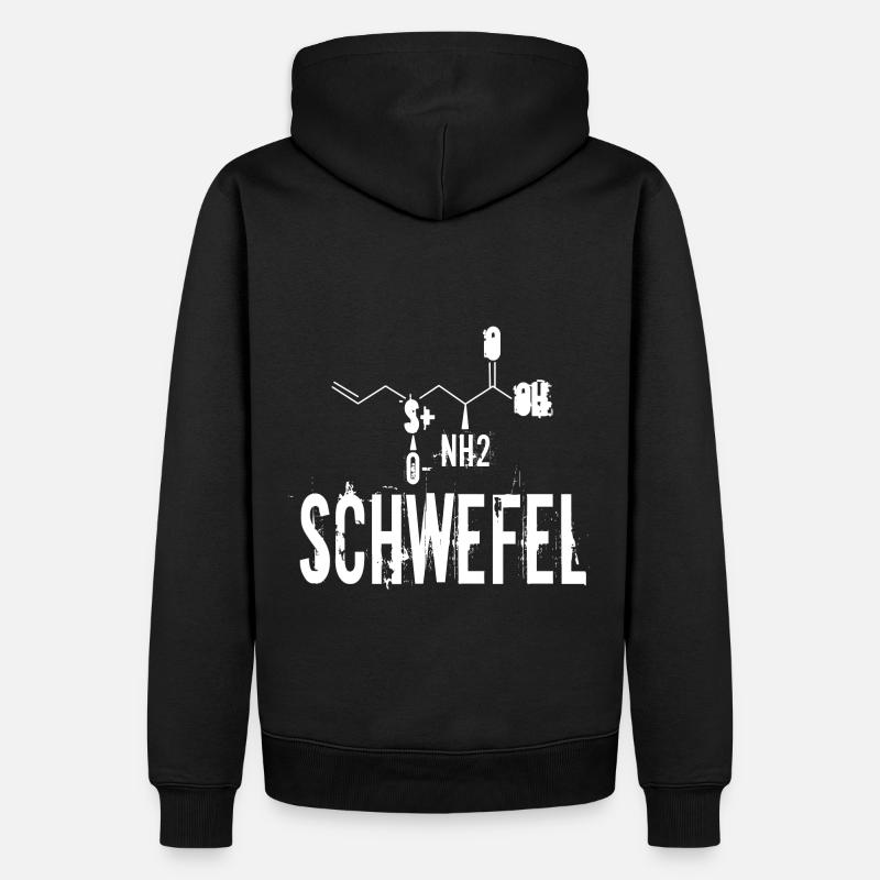 Paar Partnerlook Schwefel - Männer Premium Bio Hoodie - Schwarz