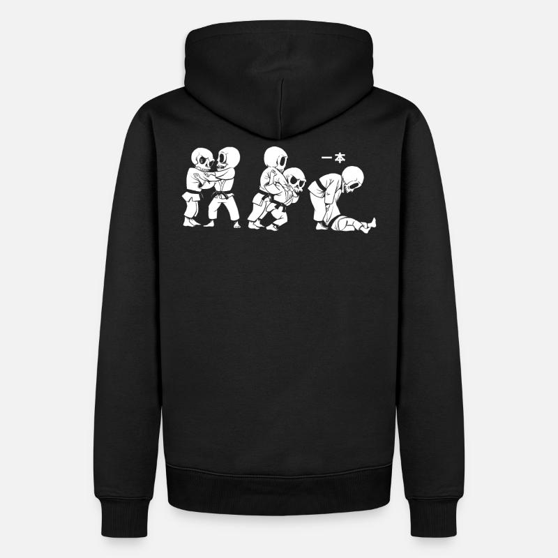 Judo Ippon - Sweat à capuche Premium bio Homme - noir