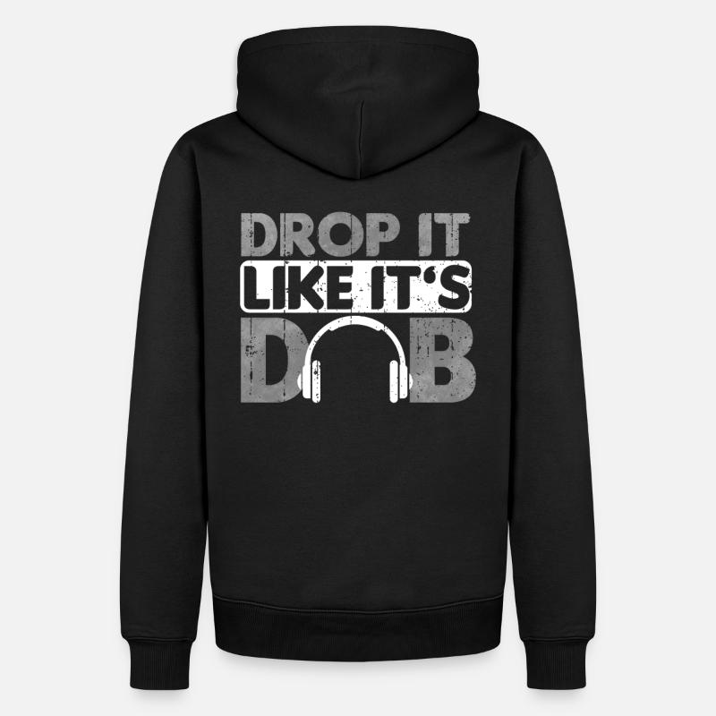 Dubstep - Sweat à capuche Premium bio Homme - noir