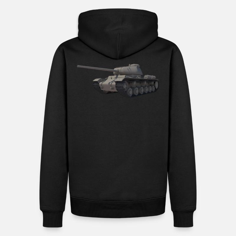 Panzer der UdSSR - Männer Premium Bio Hoodie - Schwarz