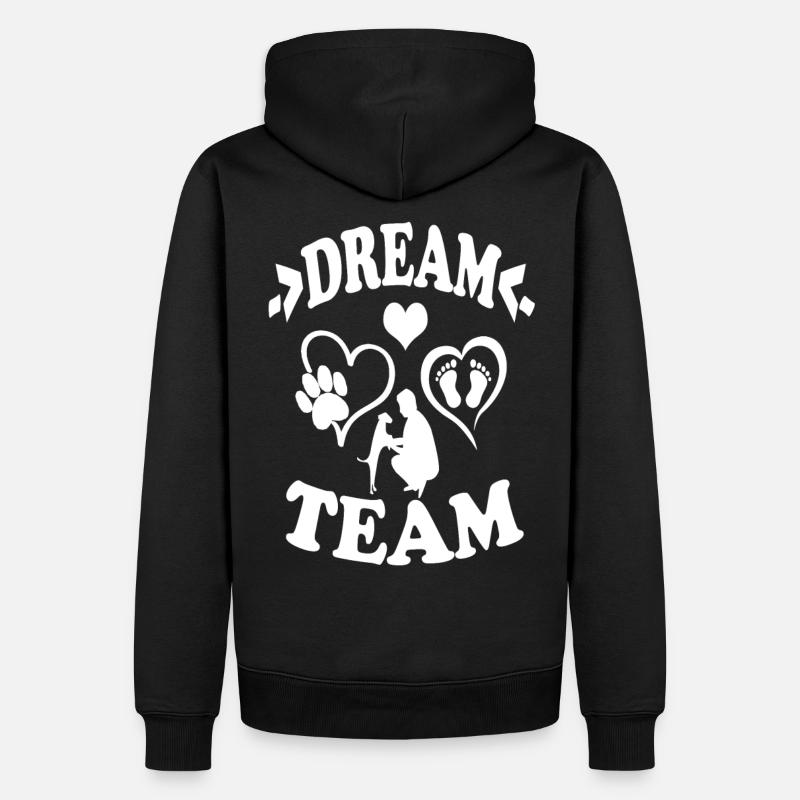 Dream team - Sweat à capuche Premium bio Homme - noir
