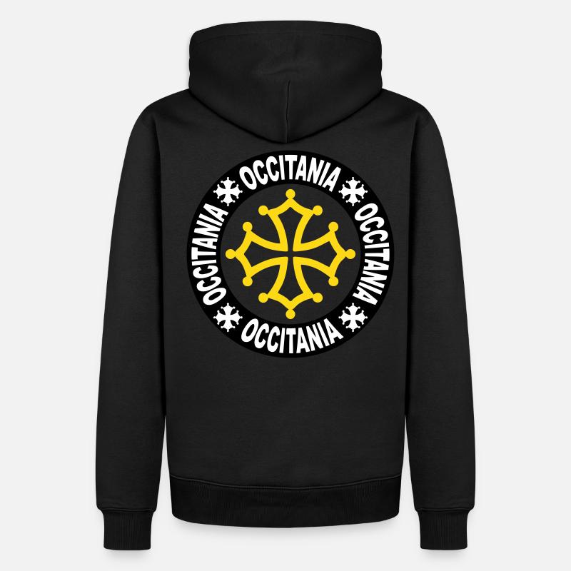occitania 03 - Sweat à capuche Premium bio Homme - undefined