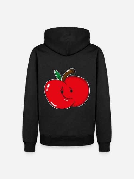 Apple fruit fruit - Men’s Premium Organic Hoodie - black